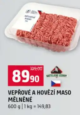 Terno Vepřové a hovězí maso mělněné nabídka