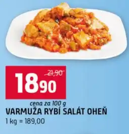 Terno Varmuža rybí salát oheň nabídka