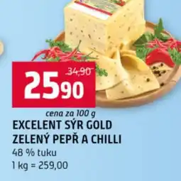 Terno Excelent sýr gold zelený pepř a chilli nabídka