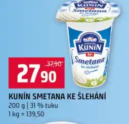 Terno Kunin smetana ke šlehání nabídka