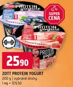 Terno Zott protein yogurt nabídka