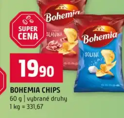 Terno Bohemia chips nabídka