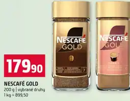 Terno Nescafé gold nabídka