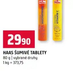 Terno Haas šumivé tablety nabídka