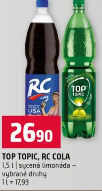 Terno Top topic, rc cola nabídka
