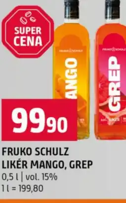 Terno Fruko schulz likér mango, grep nabídka
