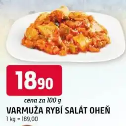 Trefa Varmuža rybí salát oheň nabídka
