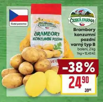 Billa Brambory konzumní pozdní varný typ B baleni nabídka