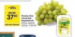 Tesco Hrozny révy vinné bílé bezpeckové, 500 g. balené nabídka