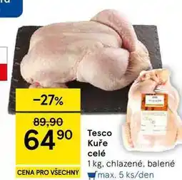 Tesco Tesco Kuře celé, 1 kg. chlazené, balené nabídka