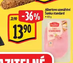 Albert Albertovo uzenářství Šunka standard nabídka