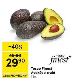 Tesco Tesco Finest Avokádo zralé, 1 ks nabídka