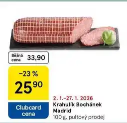 Tesco Krahulik Bochánek Madrid nabídka