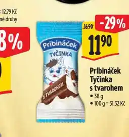 Albert Pribináček Tyčinka s tvarohem nabídka