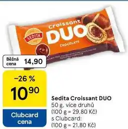 Tesco Sedita Croissant DUO nabídka