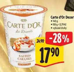 Albert Carte d'Or Dezert nabídka