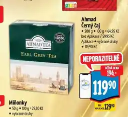 Albert Ahmad Černý čaj nabídka