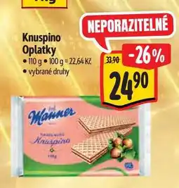 Albert Knuspino Oplatky nabídka