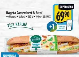 Albert Bageta Camembert & čatní nabídka