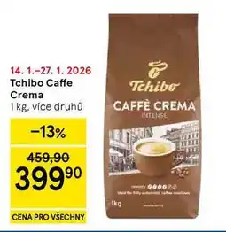 Tesco Tchibo Caffe Crema, 1 kg, více druhů nabídka