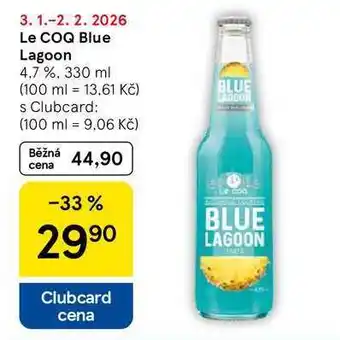 Tesco Le COQ Blue Lagoon 4,7 % nabídka