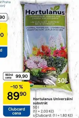 Tesco Hortulanus Univerzální substrát nabídka