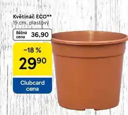 Tesco Květináč ECO, 19 cm, plastový 19 cm nabídka