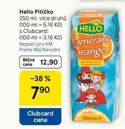 Tesco Hello Pitíčko nabídka