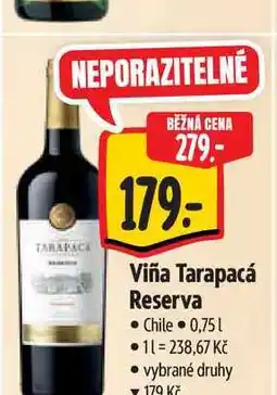 Albert Viña Tarapacá Reserva nabídka