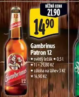 Albert Gambrinus Patron 12 nabídka