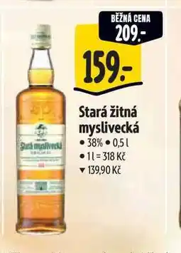 Albert Stará žitná myslivecká nabídka