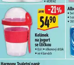 Albert Kelímek na jogurt se lžičkou nabídka