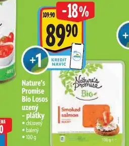 Albert Nature's Promise Bio Losos uzený - plátky nabídka