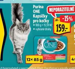 Albert Purina ONE Kapsičky nabídka