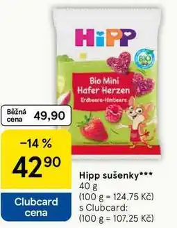 Tesco Hipp sušenky nabídka
