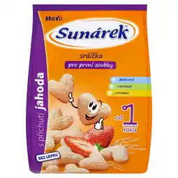 Tesco Sunárek Srdíčka pro první zoubky 50g, vybrané druhy nabídka