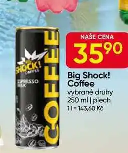 Hruška Big Shock! Coffee vybrané druhy nabídka