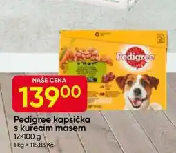 Hruška Pedigree kapsička s kuřecím masem 12× nabídka