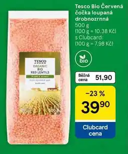 Tesco Tesco Bio Červená čočka loupaná drobnozrnná nabídka