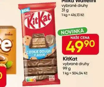 KitKat vybrané druhy