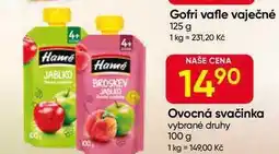 Hruška Hamé Ovocná svačinka vybrané druhy nabídka