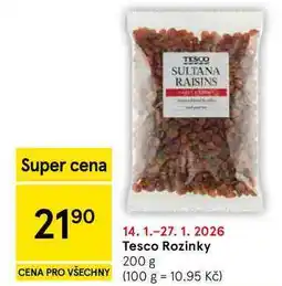 Tesco Tesco Rozinky nabídka