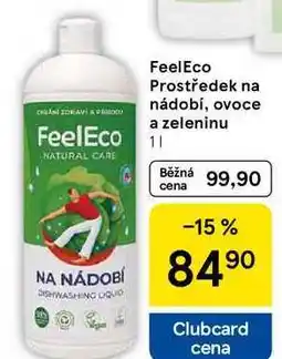 Tesco FeelEco Prostředek na nádobí, ovoce a zeleninu nabídka