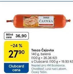 Tesco Tesco Čajovka, 140 g, balená nabídka