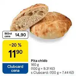 Tesco Pita chléb nabídka