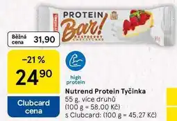 Tesco Nutrend Protein Tyčinka, 55 g, více druhů nabídka