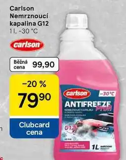 Tesco Carlson Nemrznoucí kapalina G12 -30 °C nabídka