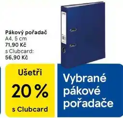 Tesco Pákový pořadač A4, 5 cm nabídka