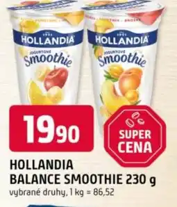 Trefa Hollandia balance smoothie nabídka