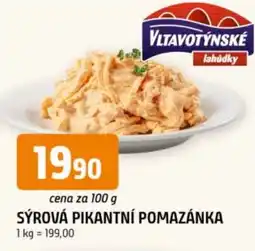 Trefa Sýrová pikantní pomazánka nabídka